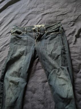 Dark Blue Y2k Denim Jeans